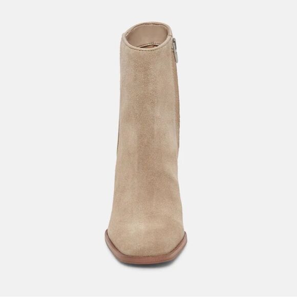 Dolce Vita Tippy Suded Bootie Taupe Size 10 Stitch Fix NWT in packaging - Picture 3 of 9